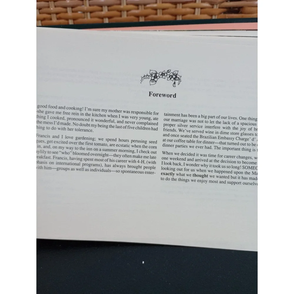 Mast Farm Inn Family Style‎ Cookbook SIGNED First Printing 1990 North Carolina!
